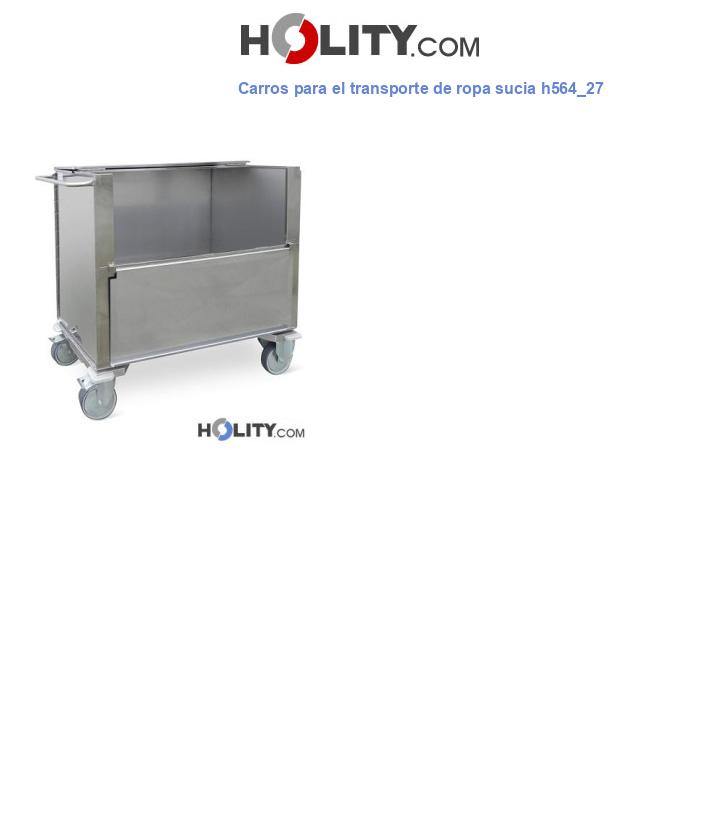 Carros para el transporte de ropa sucia h564_27