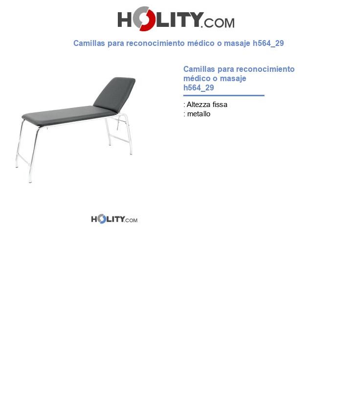 Camillas para reconocimiento médico o masaje h564_29