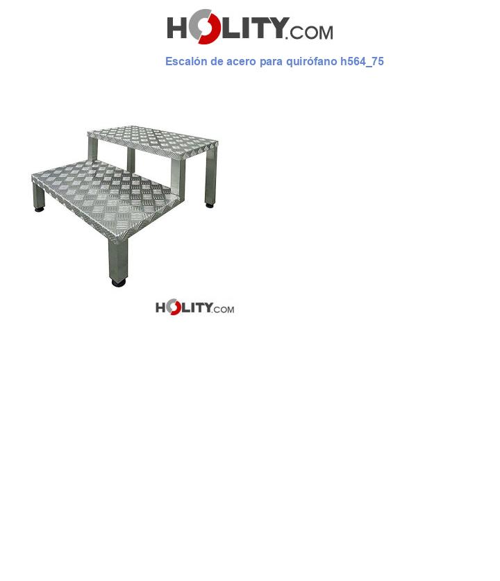 Escalón de acero para quirófano h564_75