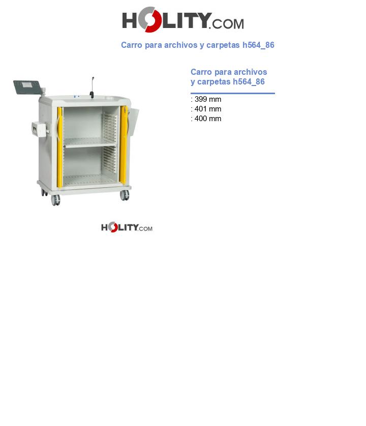 Carro para archivos y carpetas h564_86