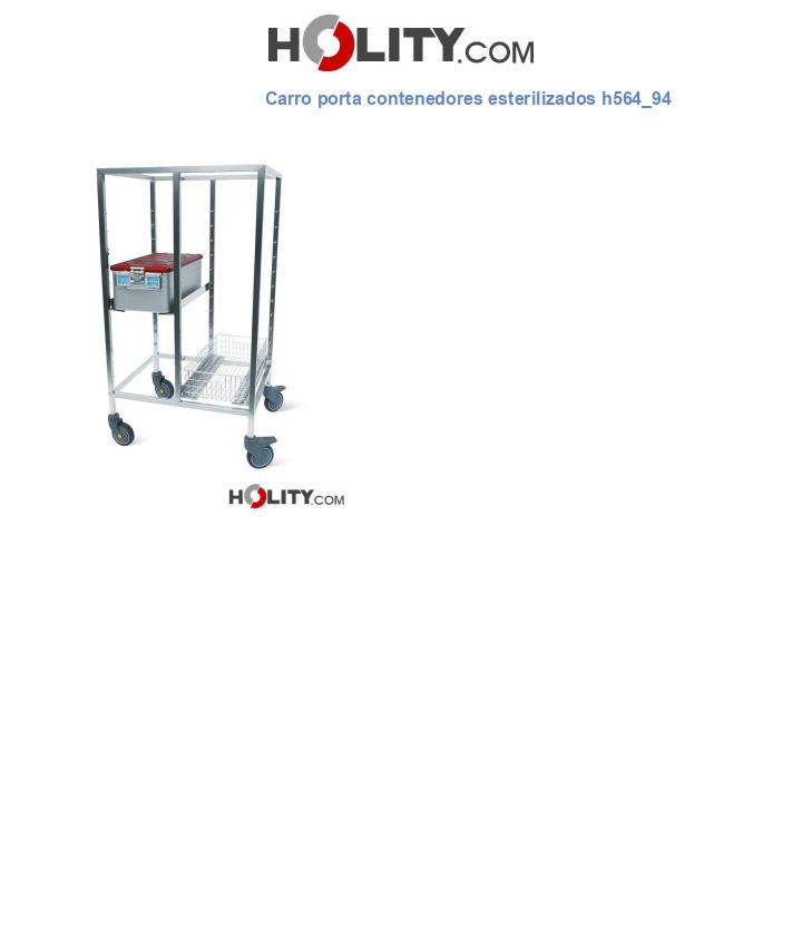 Carro porta contenedores esterilizados h564_94