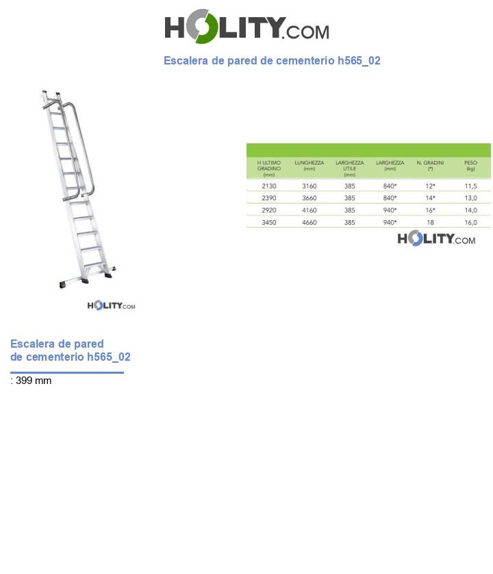 Escalera de pared de cementerio h565_02
