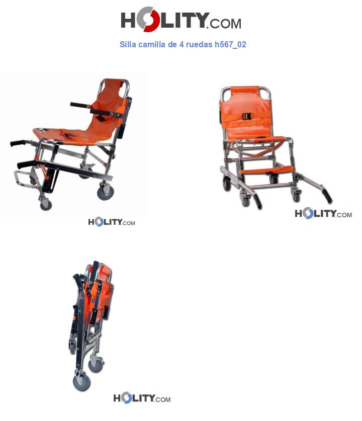 Silla camilla de 4 ruedas h567_02