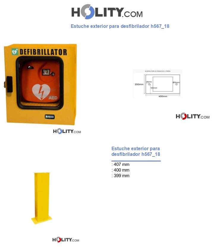 Estuche exterior para desfibrilador h567_18