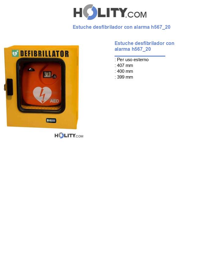 Estuche desfibrilador con alarma h567_20