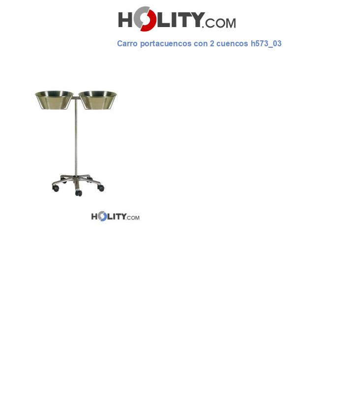 Carro portacuencos con 2 cuencos h573_03