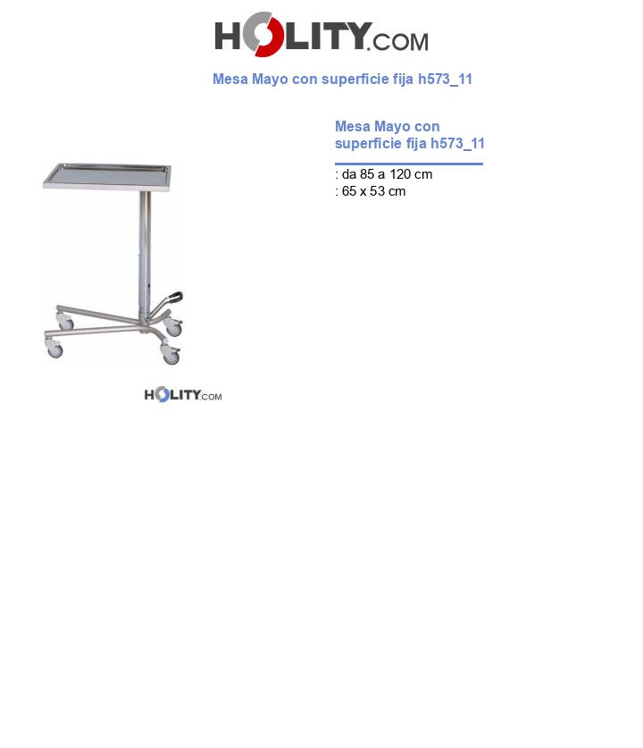 Mesa Mayo con superficie fija h573_11