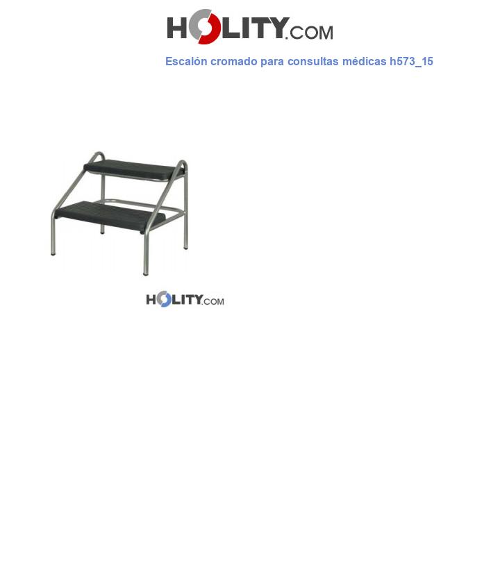 Escalón cromado para consultas médicas h573_15