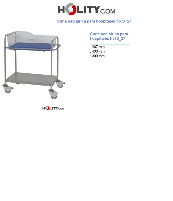 Cuna pediatrica para hospitales h573_27