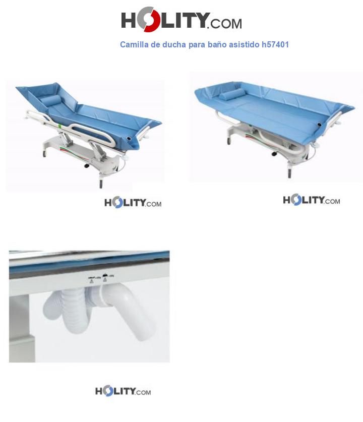 Camilla de ducha para baño asistido h57401