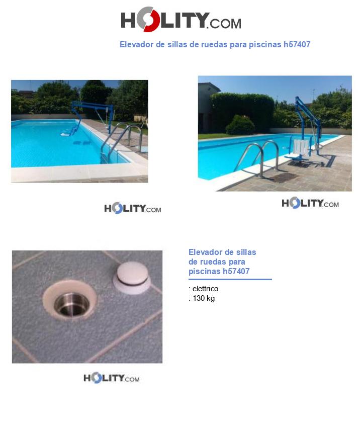 Elevador de sillas de ruedas para piscinas h57407