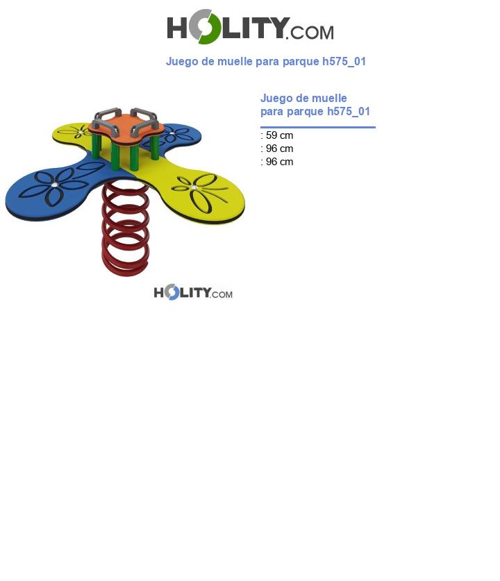 Juego de muelle para parque h575_01