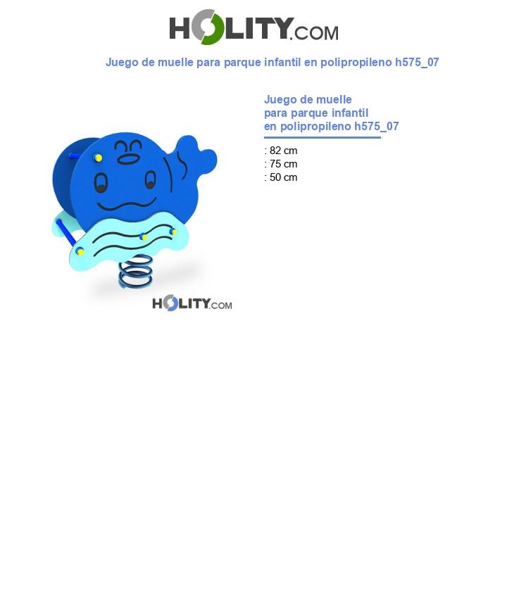 Juego de muelle para parque infantil en polipropileno h575_07