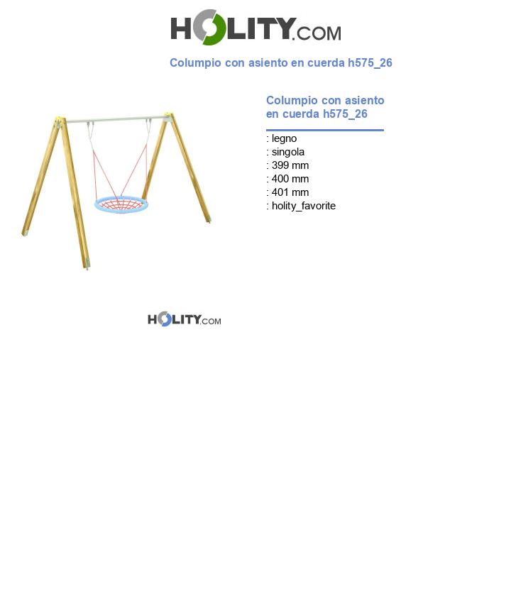 Columpio con asiento en cuerda h575_26