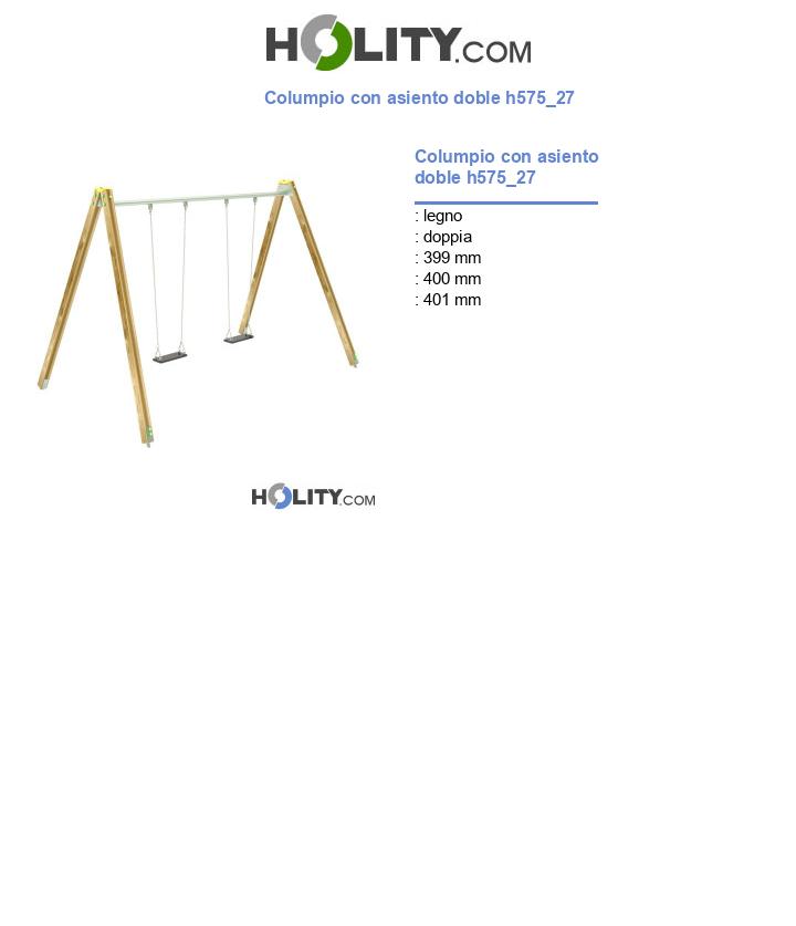 Columpio con asiento doble h575_27