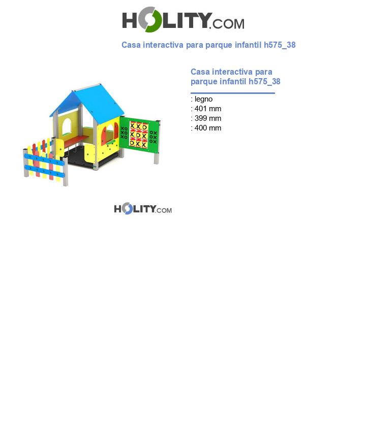 Casa interactiva para parque infantil h575_38