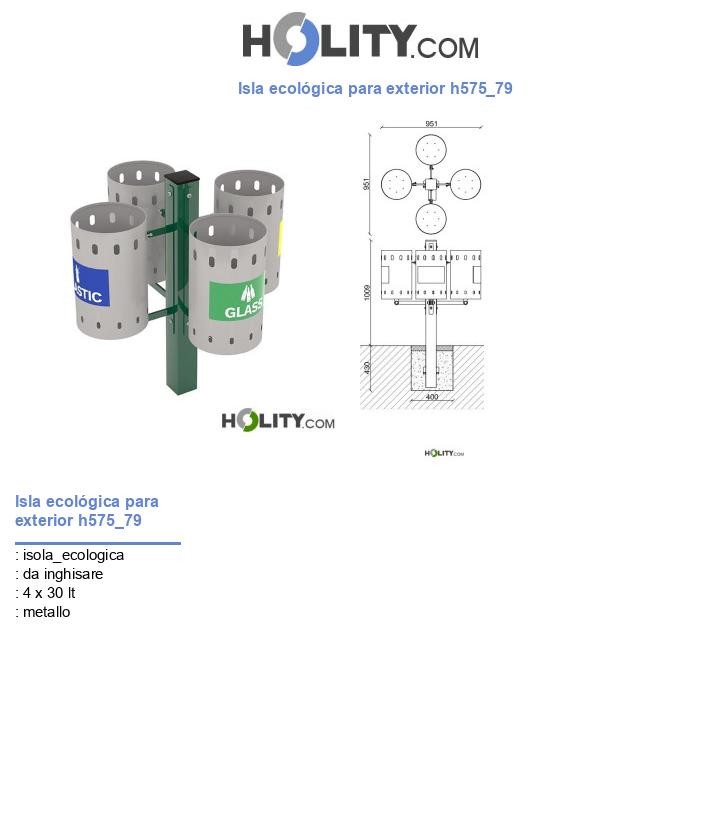 Isla ecológica para exterior h575_79