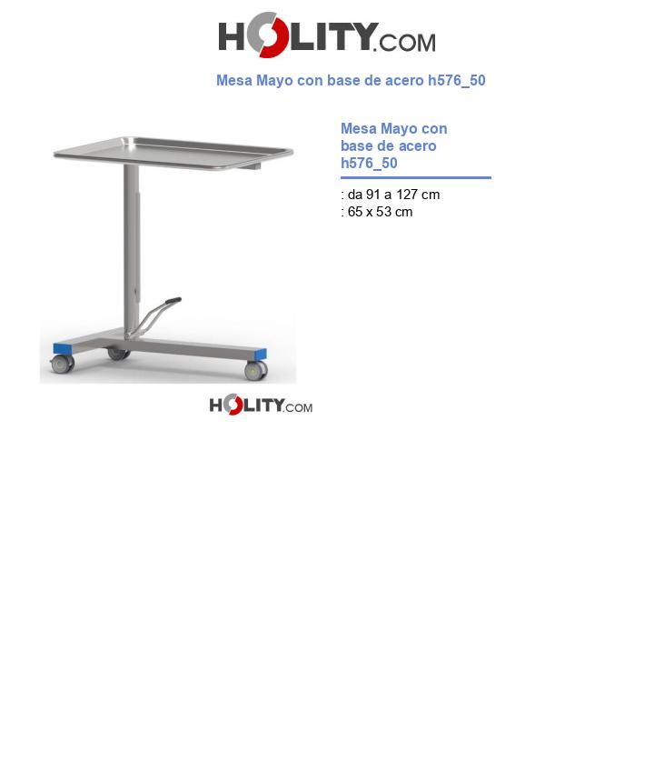 Mesa Mayo con base de acero h576_50