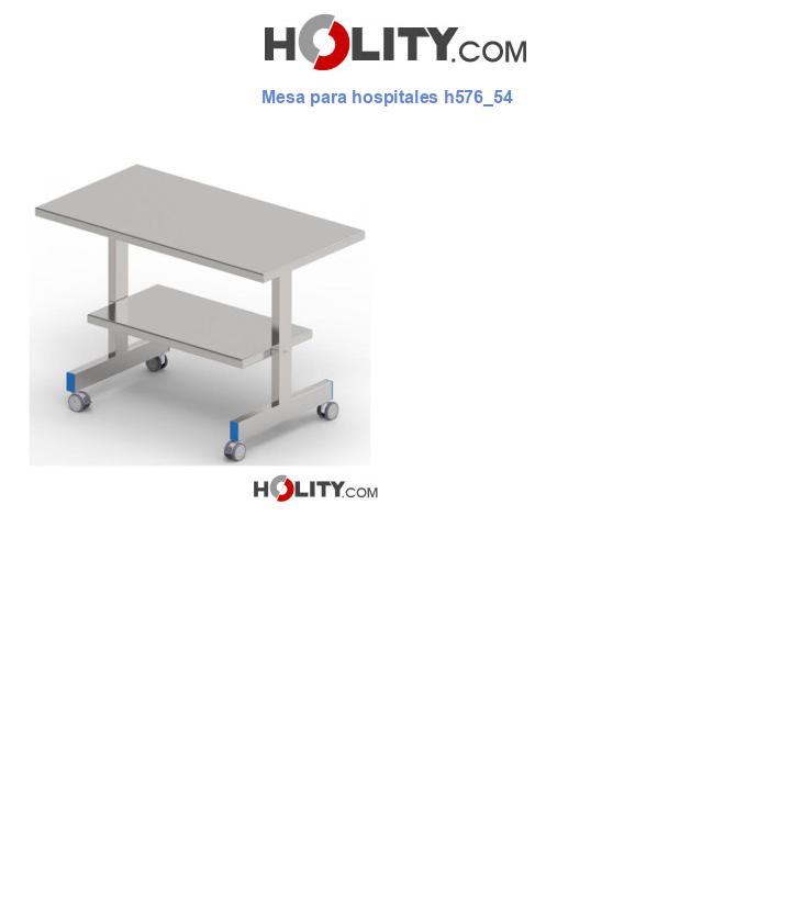 Mesa para hospitales h576_54
