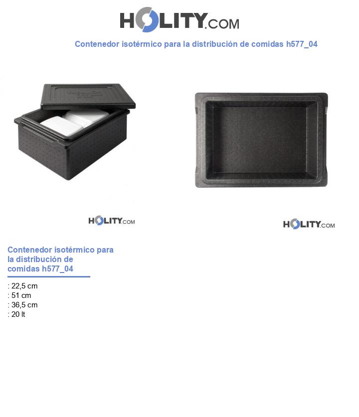 Contenedor isotérmico para la distribución de comidas h577_04