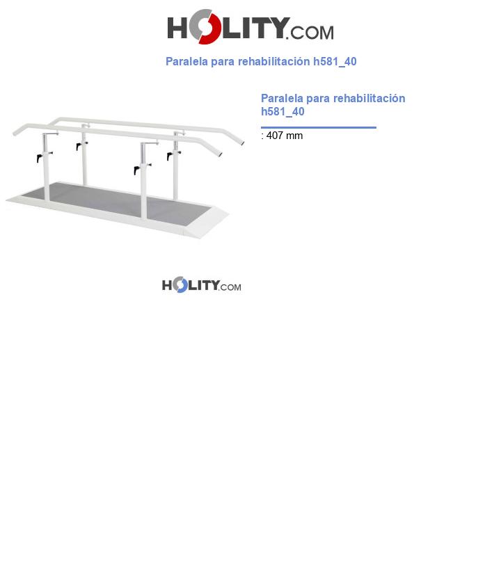 Paralela para rehabilitación h581_40