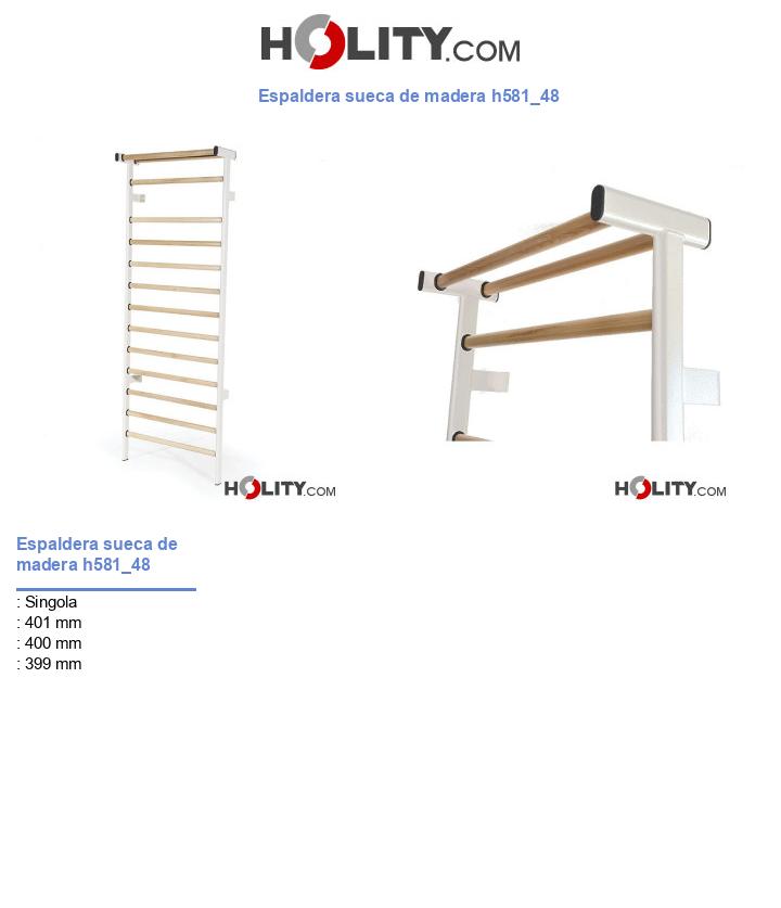 Espaldera sueca de madera h581_48