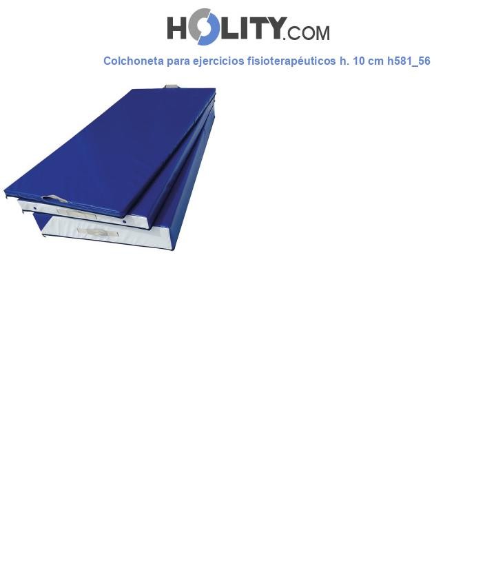 Colchoneta para ejercicios fisioterapéuticos h. 10 cm h581_56