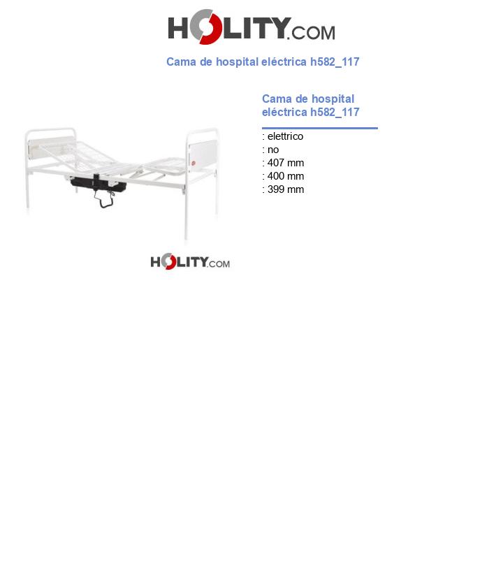 Cama de hospital eléctrica h582_117