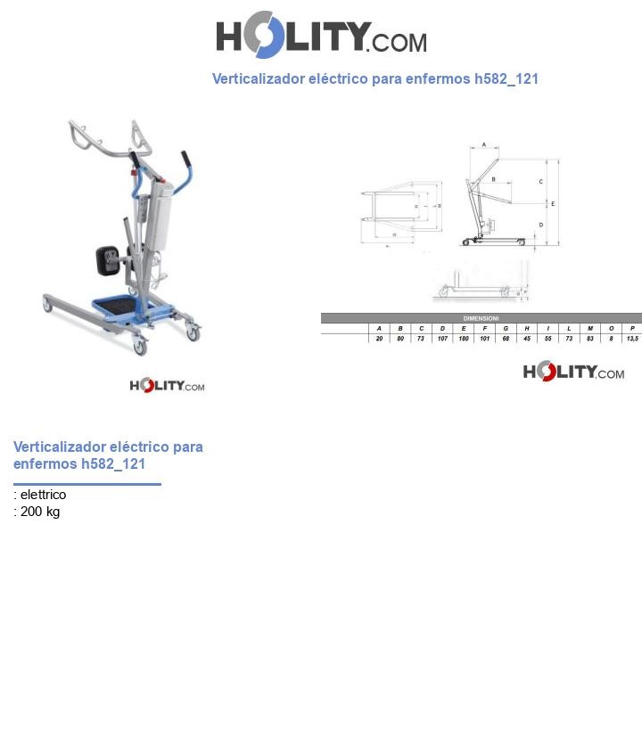 Verticalizador eléctrico para enfermos h582_121