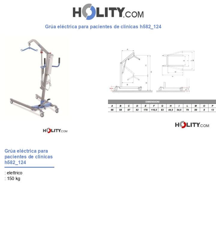 Grúa eléctrica para pacientes de clÃnicas h582_124