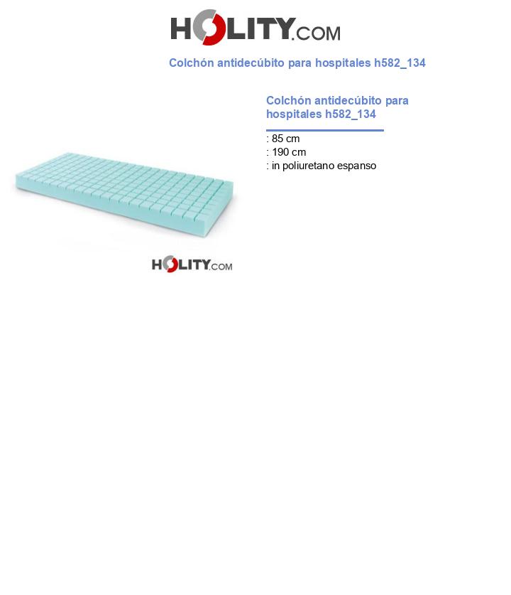 Colchón antidecúbito para hospitales h582_134