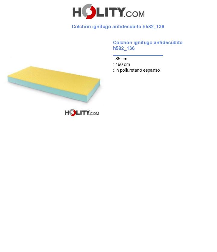 Colchón ignífugo antidecúbito h582_136