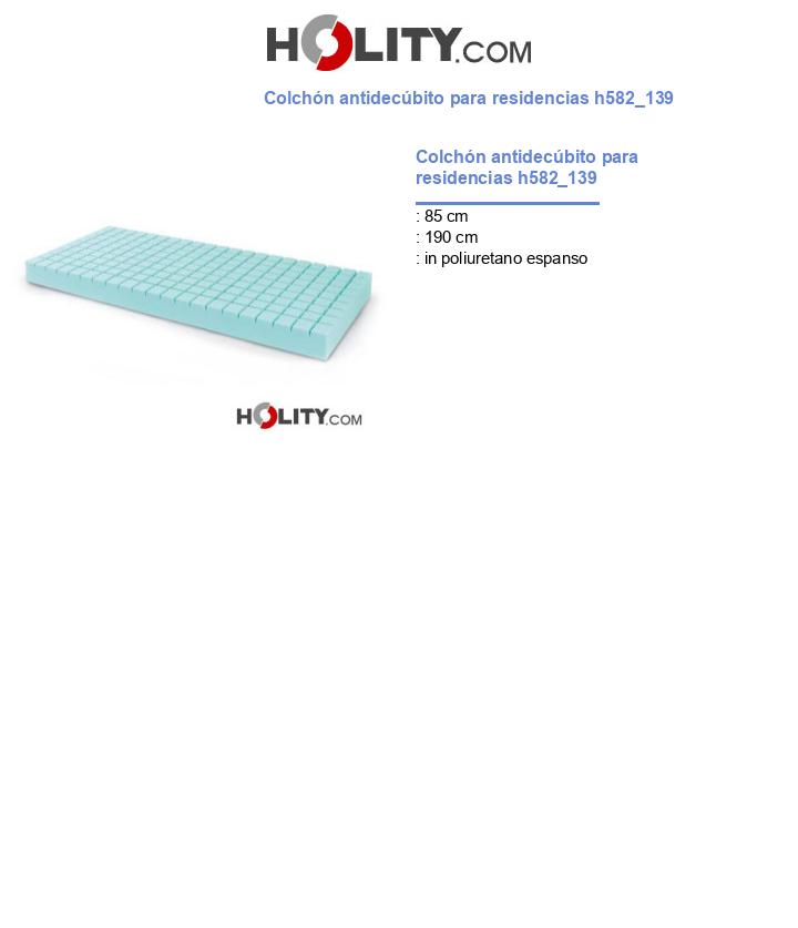 Colchón antidecúbito para residencias h582_139