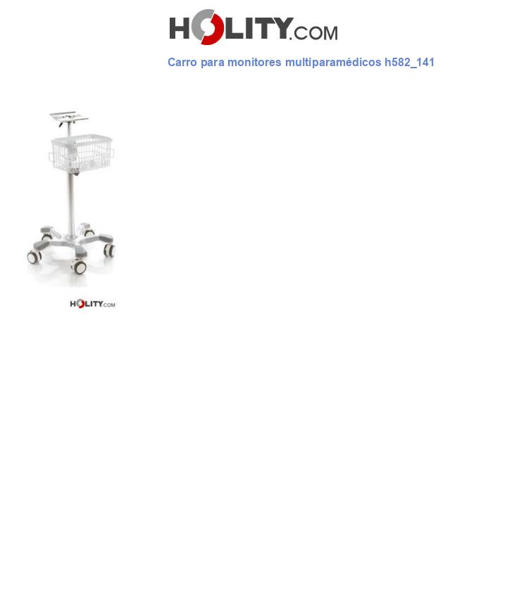 Carro para monitores multiparamédicos h582_141