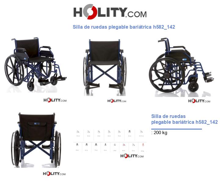 Silla de ruedas plegable bariátrica h582_142