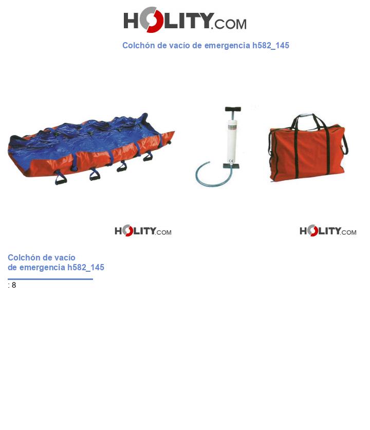 Colchón de vacío de emergencia h582_145