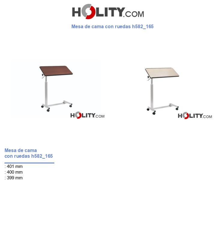 Mesa de cama con ruedas h582_165