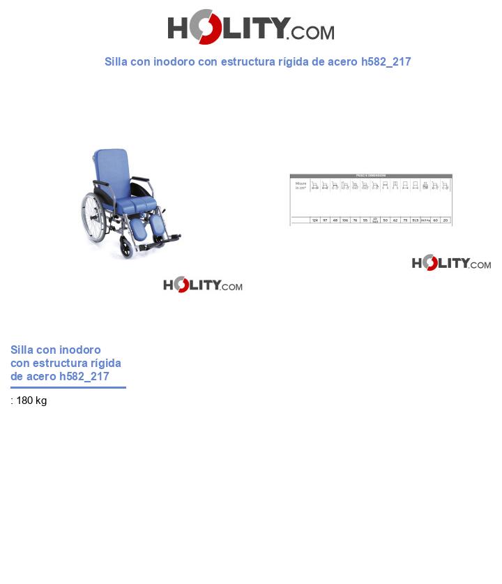 Silla con inodoro con estructura rígida de acero h582_217