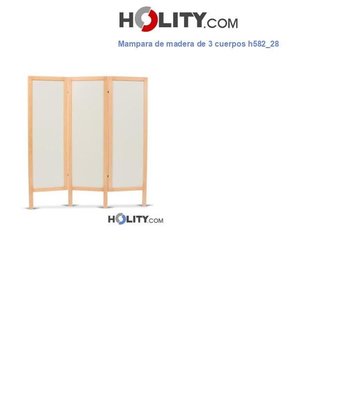 Mampara de madera de 3 cuerpos h582_28