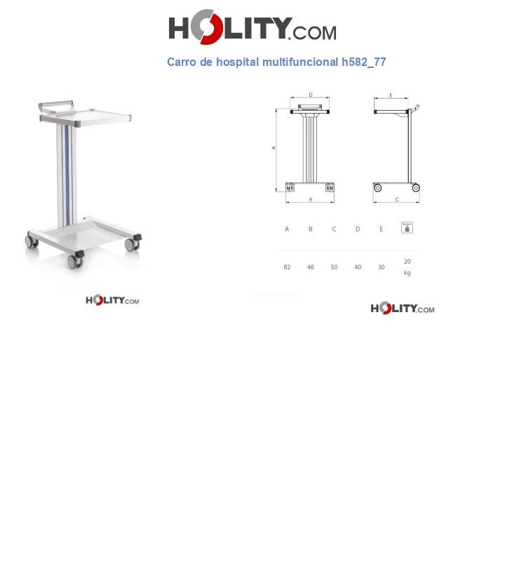 Carro de hospital multifuncional h582_77