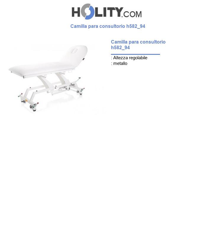 Camilla para consultorio h582_94