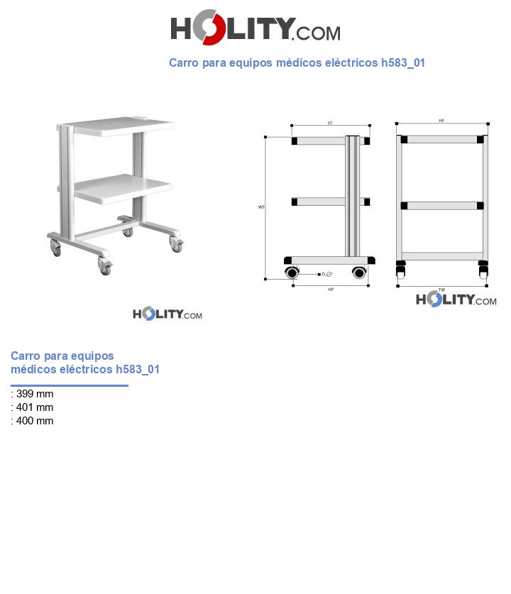 Carro para equipos médicos eléctricos h583_01