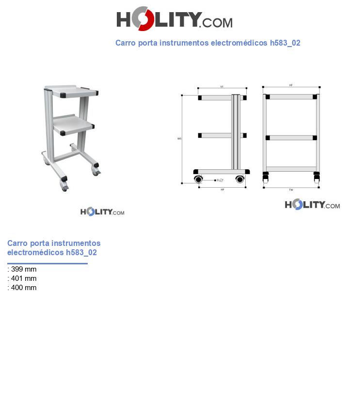 Carro porta instrumentos electromédicos h583_02
