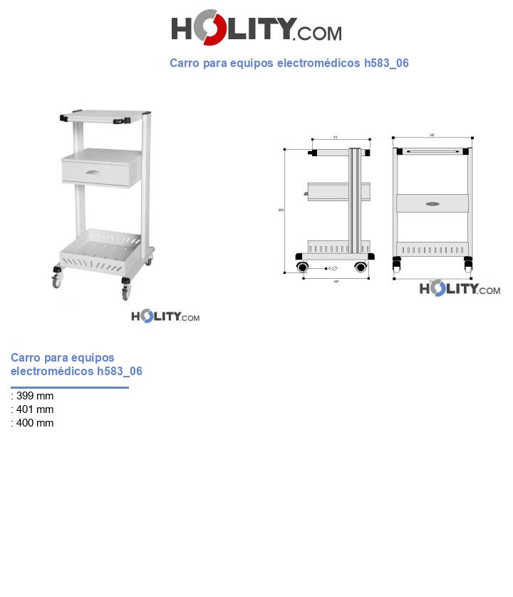 Carro para equipos electromédicos h583_06