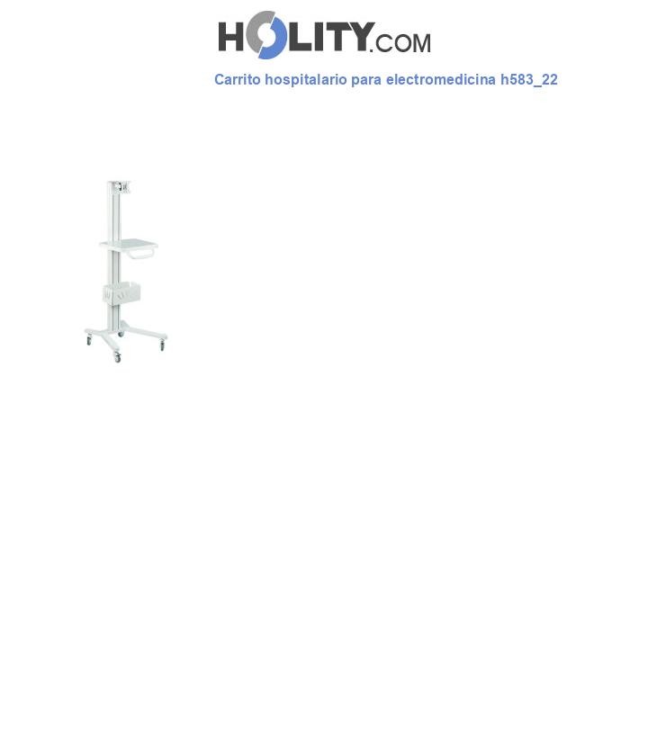 Carrito hospitalario para electromedicina h583_22