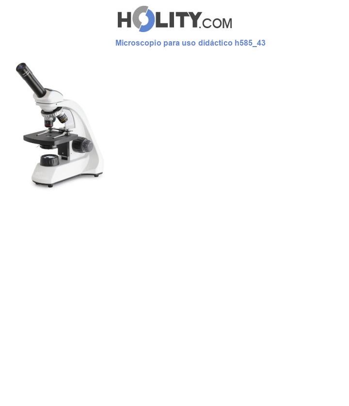 Microscopio para uso didáctico h585_43