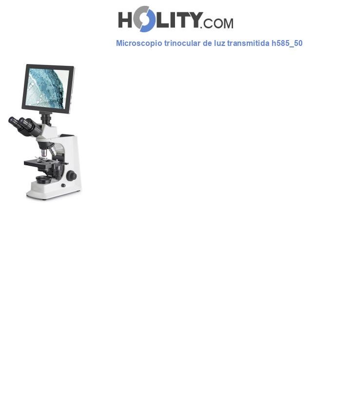 Microscopio trinocular de luz transmitida h585_50