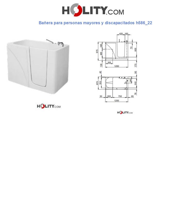 Bañera para personas mayores y discapacitados h586_22