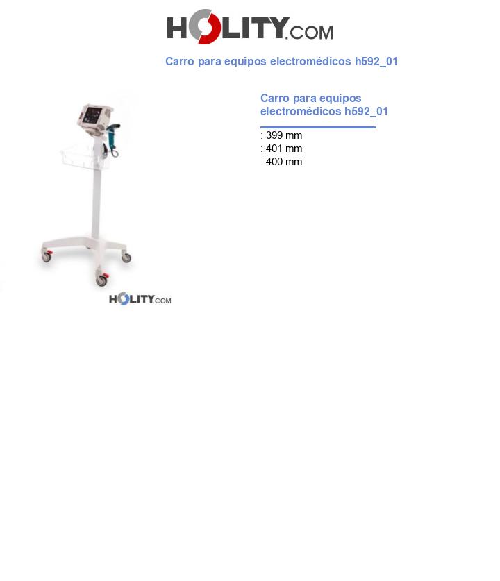 Carro para equipos electromédicos h592_01