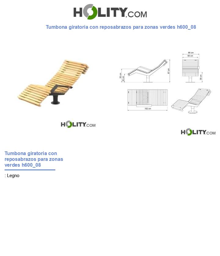 Tumbona giratoria con reposabrazos para zonas verdes h600_08